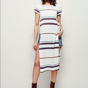 Free People Too Legit Striped Maxi Dress